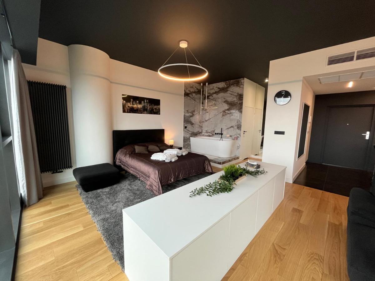 Hanza Tower - Luxurious Apartment 60M2 - 15Th Floor City View Szczecin Ngoại thất bức ảnh