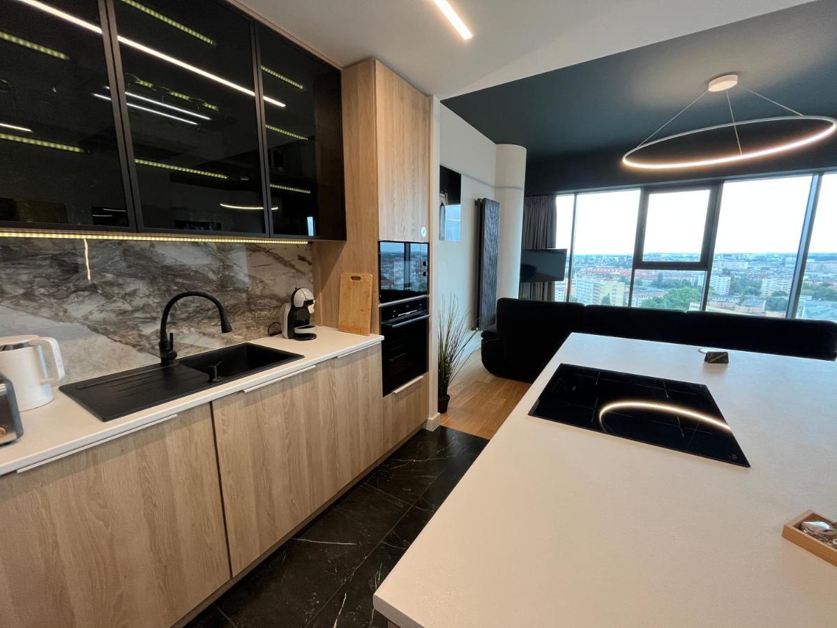 Hanza Tower - Luxurious Apartment 60M2 - 15Th Floor City View Szczecin Ngoại thất bức ảnh