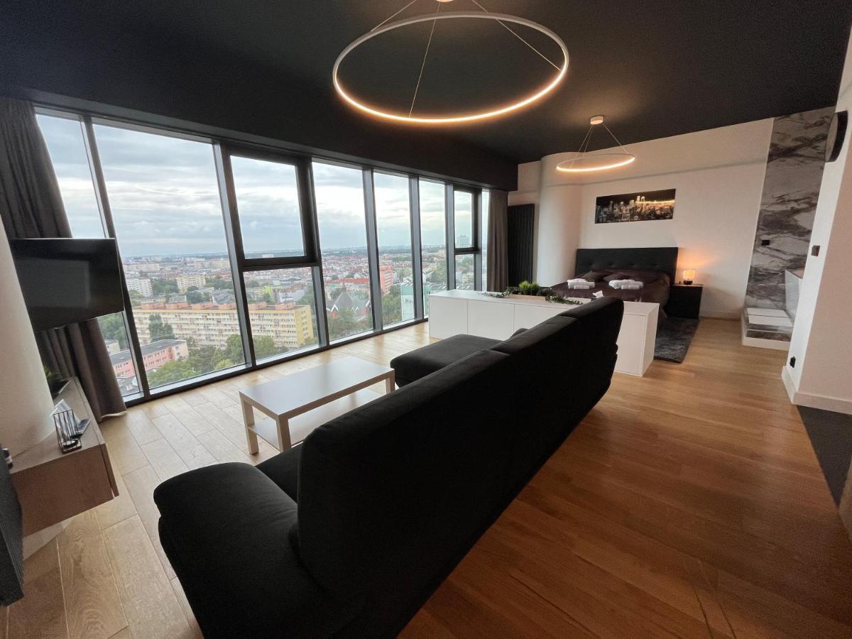 Hanza Tower - Luxurious Apartment 60M2 - 15Th Floor City View Szczecin Ngoại thất bức ảnh